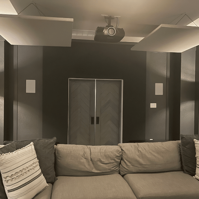 Sound Treatment Media Room