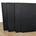 black acoustic panels